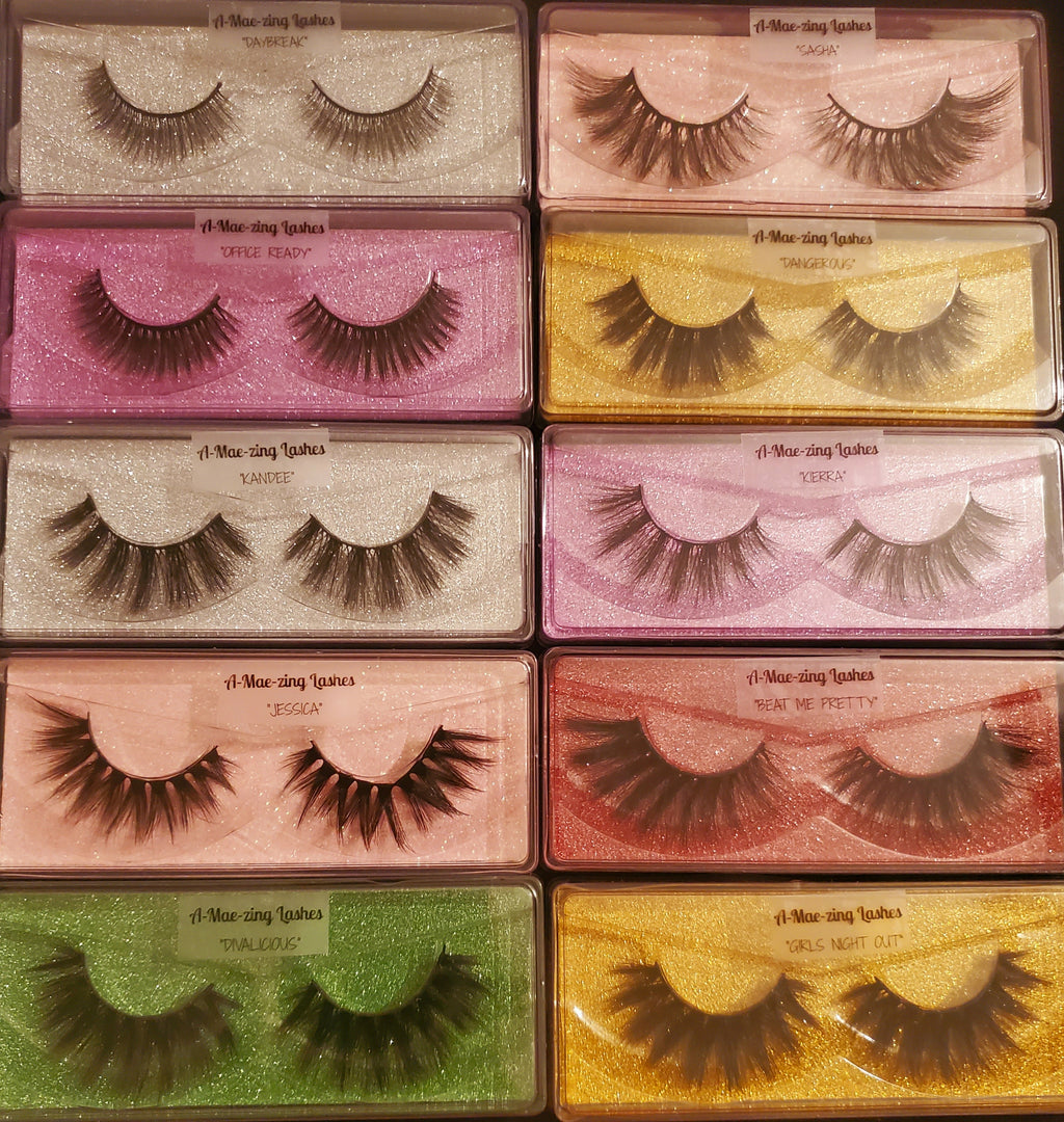 3D Mink Eyelashes w/free tool & free Shipping