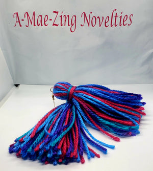 4" Multi colors Handmade Tassel Earrings